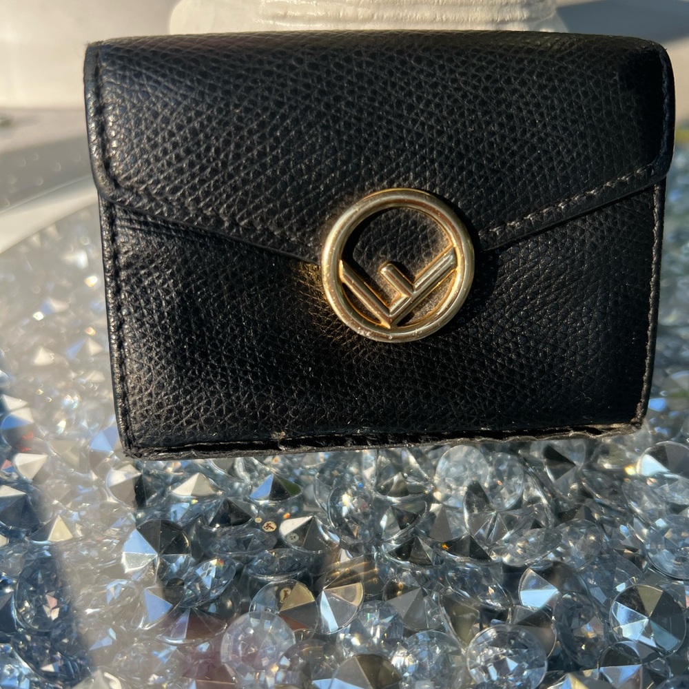 EUC FENDI MINI LEATHER WALLET